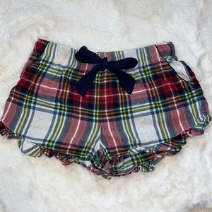Plaid Pajama Shorts